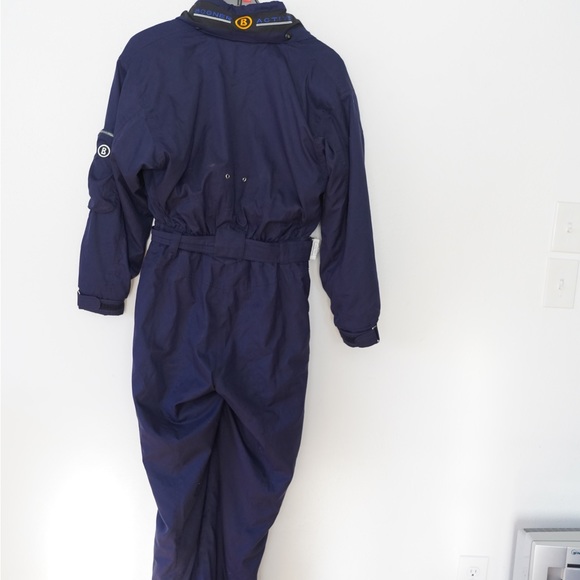 Vintage Bogner Women Blue Skiing Snow Jumpsuit Snowboarding Winter Sz L12 (long) - Picture 3 of 12